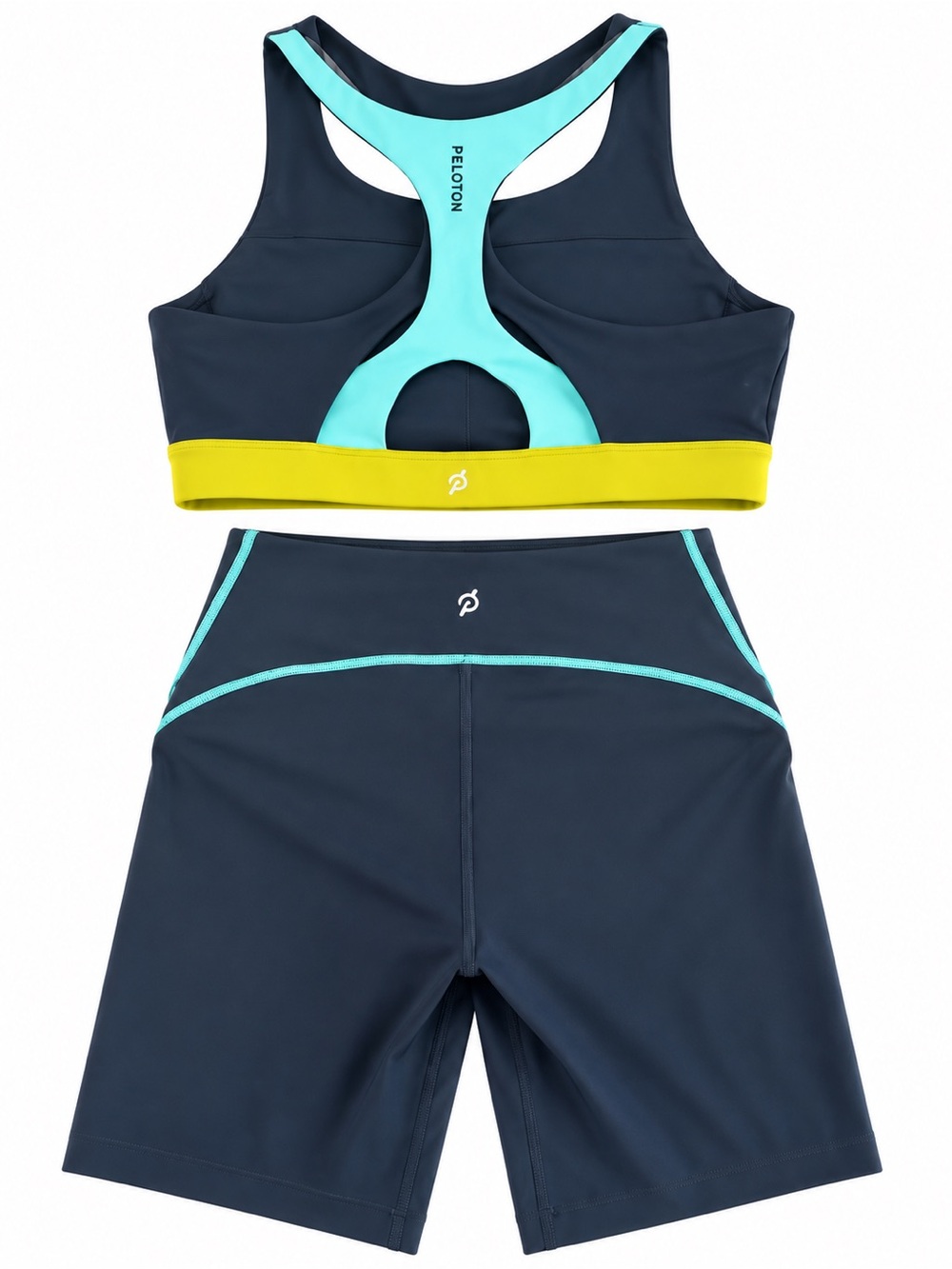 Peloton bra and shorts